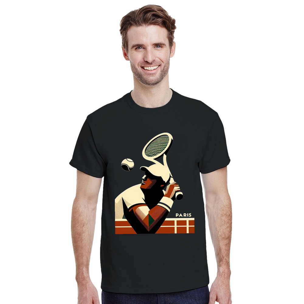 T-shirt game stylish tennis t shirt court soft tee vibrant design love aces sidelines today sizes M L XL XXL