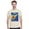 T-shirt Liège Belgium Cyclisme, ιδανικό για ποδηλάτες και καθημερινές εμφανίσεις, διαθέσιμο σε S, M, L, XL, XXL