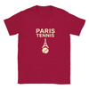 T-shirt T - shirt unique charme Paris énergie tennis valeur passion un design captivant parfait amateurs sport mode française confort supérieur grâce tissu coton doux respirant