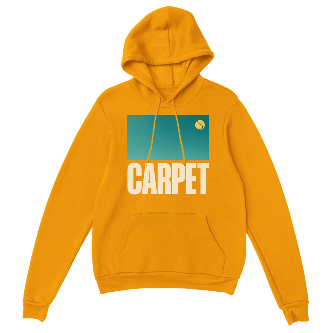 Sudadera de felpa Carpet Tennis 52, cómoda y elegante, con capucha forrada, puños acanalados y bolsillo frontal, ideal para c