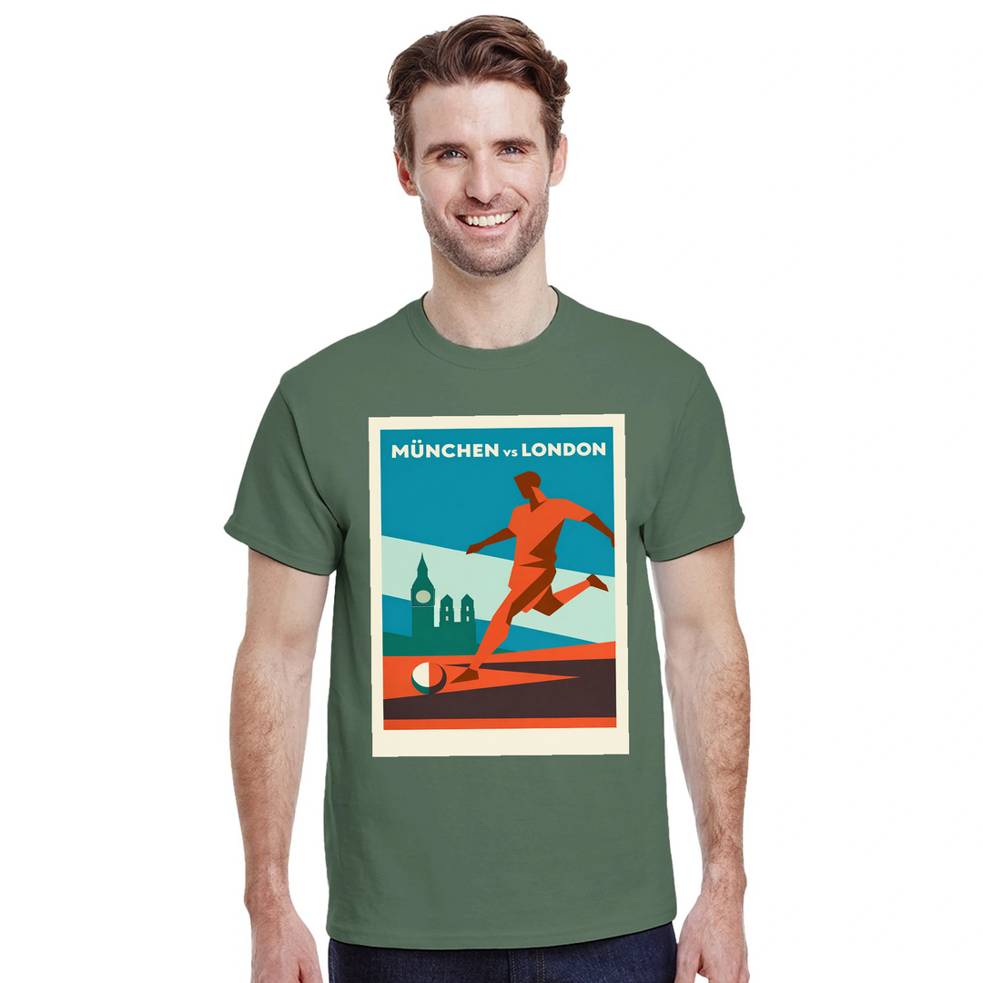 T-shirt love Munich legendary football scene stylish Germany T shirt comfort tee perfect matches casual outings yours today passion sizes available M L XL XXL