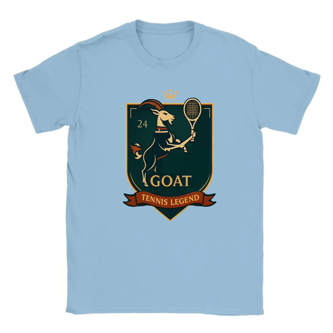 Image Light Blue de Tshirt Tennis GOAT Nole