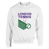 London Tennis džemperis, biezs un ultra-mīksts, izgatavots no 50% kokvilnas un 50% poliestera. Klasiska piegriezuma, ideāls i