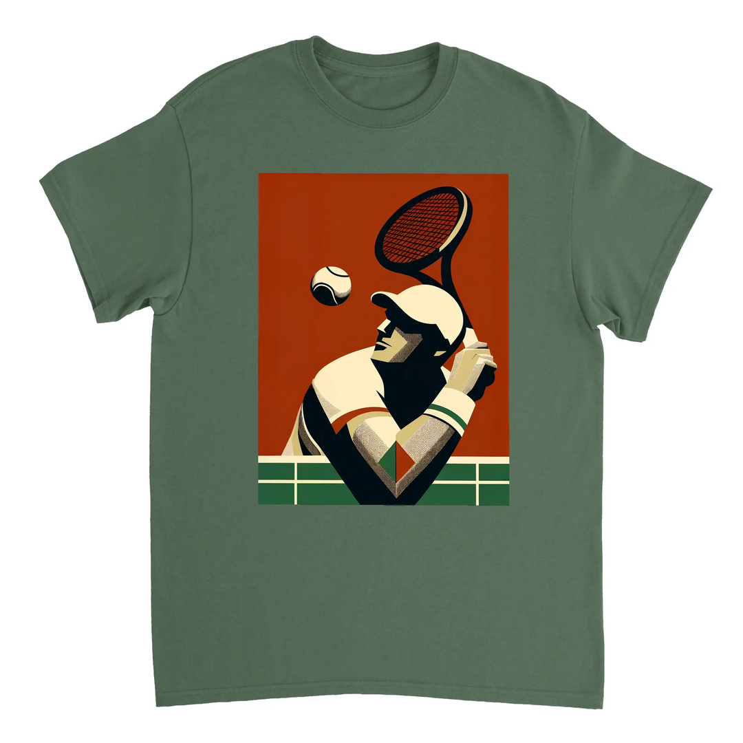 T-shirt T - shirt unique tennis passion sport un design moderne dynamique matches sorties incontournable maintenant style dure coton première qualité une tenue longue durée