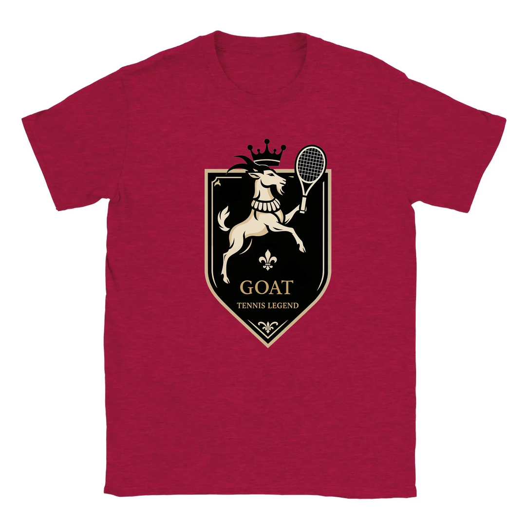 Image Red de Tshirt Tennis Legend GOAT2