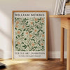 exquisite vintage botanical poster William Morris stunning gray brown artwork perfect enthusiast print collectible A4 cm A0