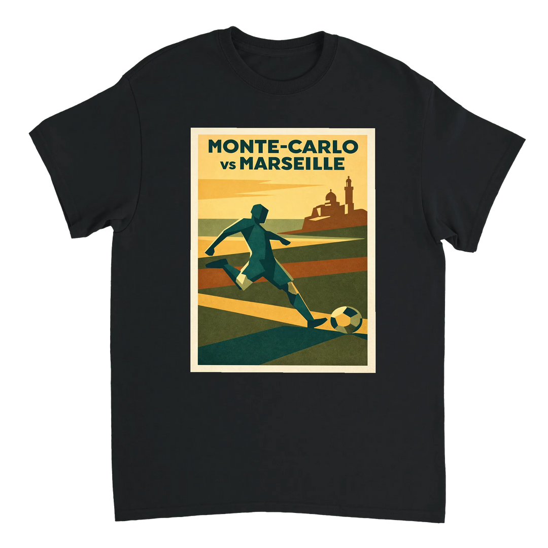 T-shirt love Monte Carlo Monaco football stylish t shirt fans tee vibrant design spirit game comfort style ideal casual outings days today soft breathable cotton fabric