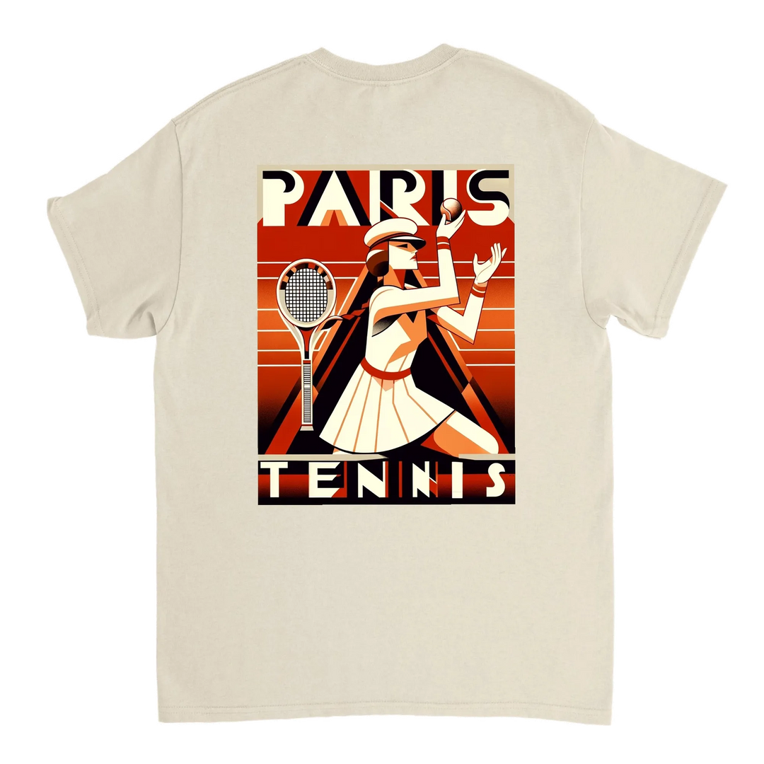 パリのテニスTシャツ。テニス愛好家とファッション好きに最適なスタイルを提供します。エレガントなデザインで、コート内外での印象を与えます。サイズはSからXXLまで。