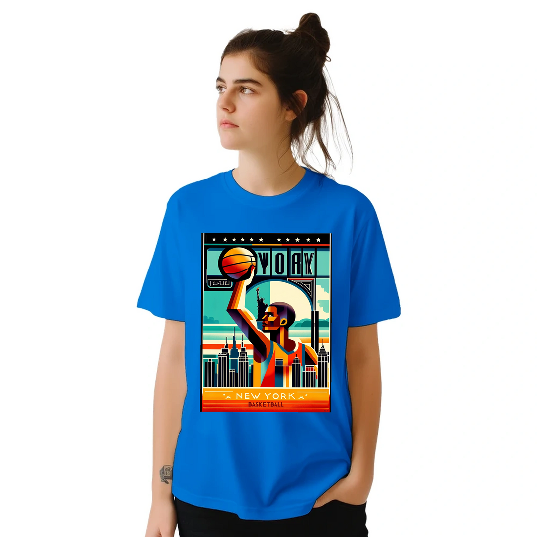 T-shirt street style New York Basketball T shirt trendy tee bold design spirit city iconic heritage fans fashion lovers today available M L XL XXL