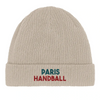 Image Sand de Beanie Paris Handball  - Cotton Bio, Embroidered Design