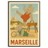 captivante gymnastique enfants Marseille un éléphant rhinocéros tons gris vert chambre petits affiche une touche aventure joie choix A4 cm A0