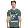 T-shirt Liège Belgium Cyclisme, ιδανικό για ποδηλάτες και καθημερινές εμφανίσεις, διαθέσιμο σε S, M, L, XL, XXL