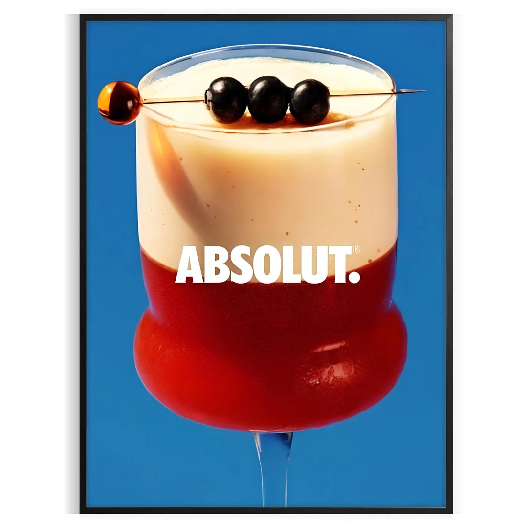 Absolut Cocktail Print 1 Travel Poster High Quality Frame Premium Print Home Decor Color