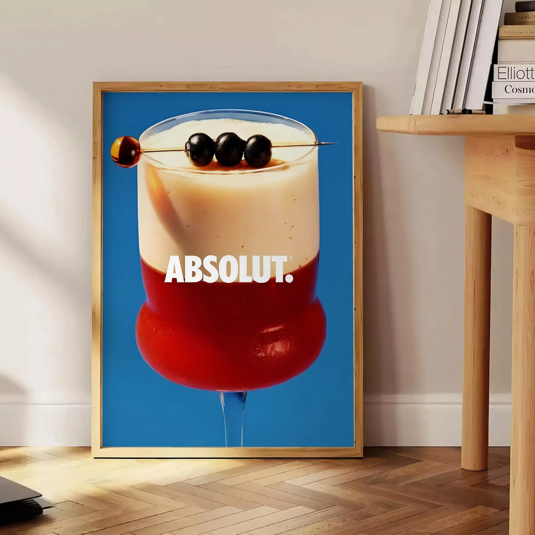 Absolut Cocktail Print 1 Travel Poster High Quality Frame Premium Print Home Decor Color