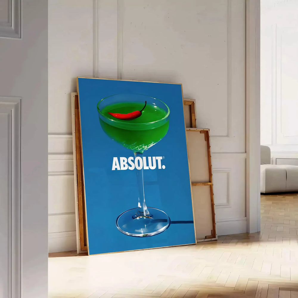 Absolut Cocktail Print Travel Poster High Quality Frame Premium Print Home Decor Color