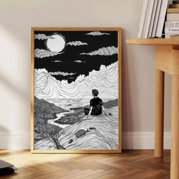 Abstract Line Art Print 2 Travel Poster High Quality Frame Premium Print Home Decor Color