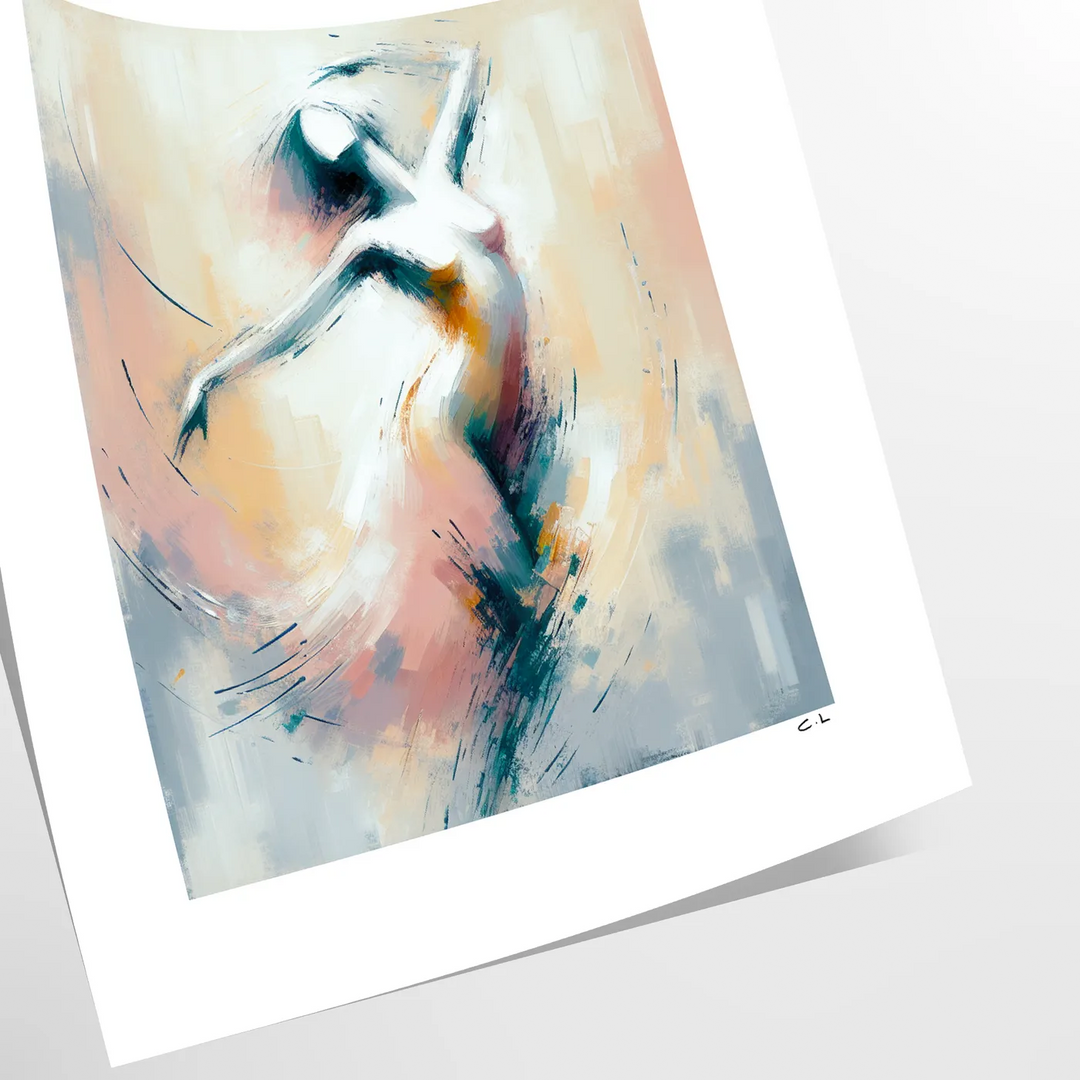 Abstract Woman Poster Travel Poster High Quality Frame Premium Print Home Decor Color