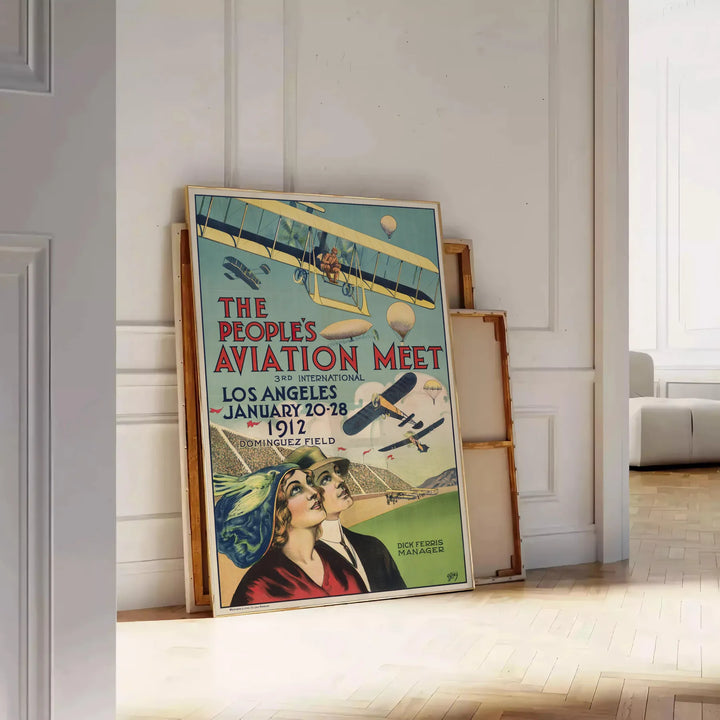 Airplane Travel Poster Wall Print Travel Poster High Quality Frame Premium Print Home Decor Color