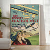 space sleek airplane travel poster striking black green design aviation enthusiasts captivating wall art ideal gift distinct artwork available loose prints versatile display options