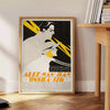 bygone era vintage poster striking black green palette wall art thoughtful gift unique artwork essence timeless style space captivating print