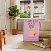 space vibrant Amaretto Sour Cocktail poster stunning mix yellow blue wall art perfect blend flavor color ideal gift artwork decor frame