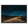 space antique oil art poster rich black green hues captivating wall perfect enthusiast unique gift frameless versions style