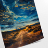 space enchanting antique oil painting poster lush green serene blue hues captivating wall art elegance unique gift personal staple versatile sizes A4 cm A0