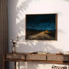 space antique oil art poster rich black green hues captivating wall perfect enthusiast unique gift frameless versions style