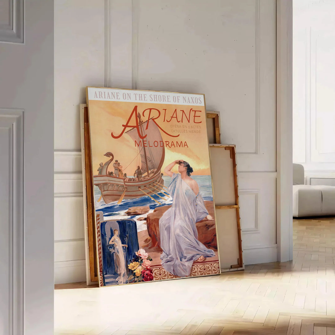 Ariane Travel Poster Print Travel Poster High Quality Frame Premium Print Home Decor Color