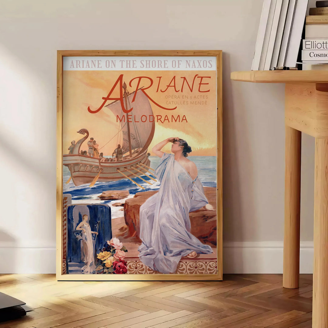 Ariane Travel Poster Print Travel Poster High Quality Frame Premium Print Home Decor Color