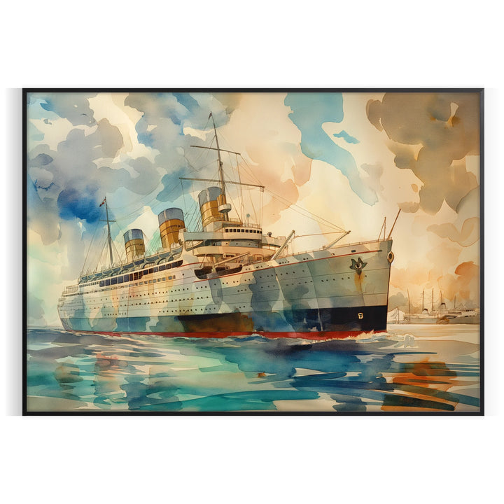 Affiche de voyage Art déco, style peinture, affiche 3 