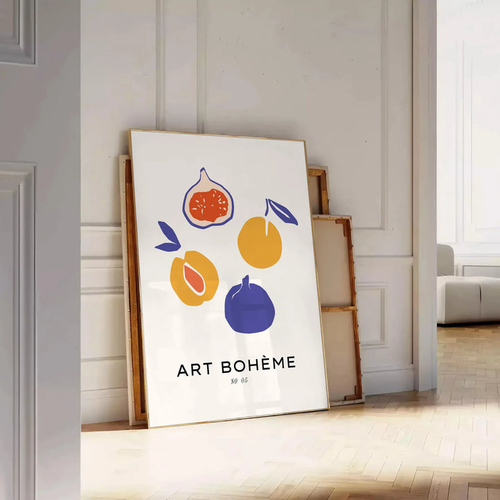 Art Boheme Kitchen Art Travel Poster High Quality Frame Premium Print Home Decor Color