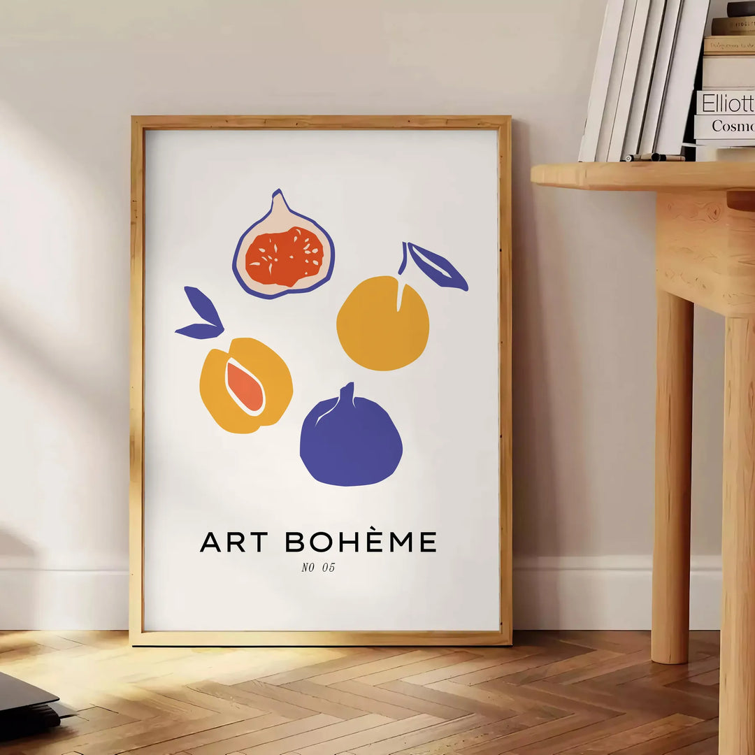 Art Boheme Kitchen Art Travel Poster High Quality Frame Premium Print Home Decor Color