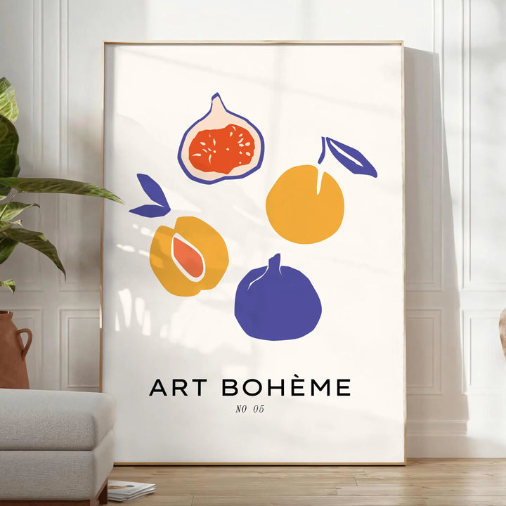 Art Boheme Kitchen Art Travel Poster High Quality Frame Premium Print Home Decor Color