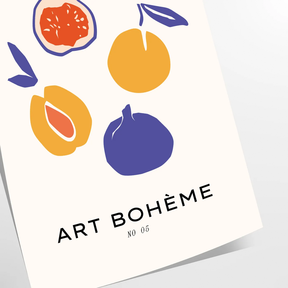 Art Boheme Kitchen Art Travel Poster High Quality Frame Premium Print Home Decor Color