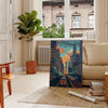 allure travel exquisite Art Deco poster vibrant green blue hues wall thoughtful gift artwork touch elegance space timeless print collection
