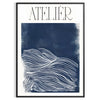 univers maximalisme affiche teintes bleu vert une touche artistique espace un cadeau parfait amateurs audacieux