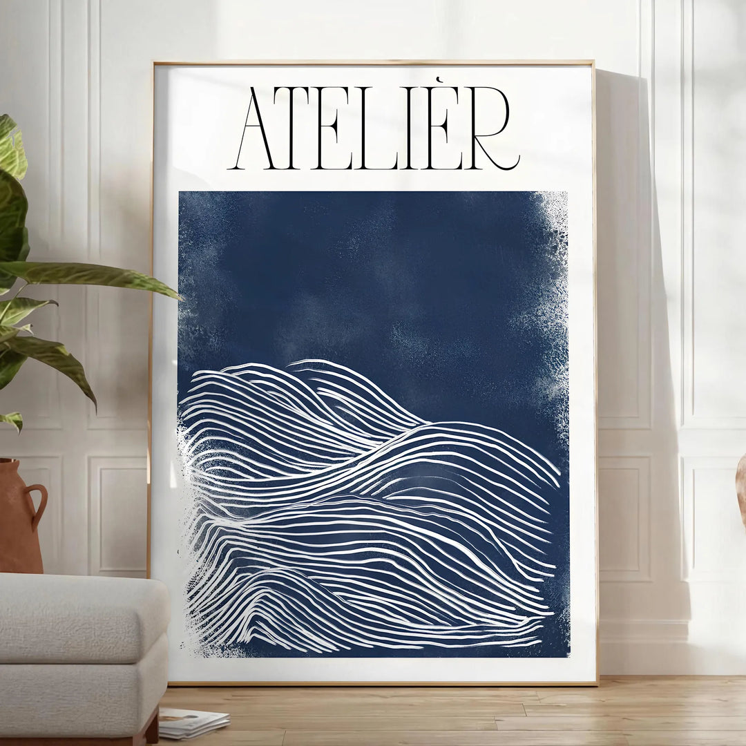 Atelier Maximalist Print Travel Poster High Quality Frame Premium Print Home Decor Color