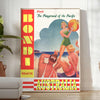 Australia stunning Bondi poster warm brown orange hues essence retro travel charm wall art thoughtful gift unframed version captivating print