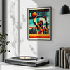 énergie New York affiche Panier 2 noir rouge intérieur cadeau élégant cadre envies
