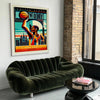 énergie New York affiche Panier 2 noir rouge intérieur cadeau élégant cadre envies