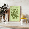 nature stunning Back Yoga poster green hues wall art thoughtful gift lovers various sizes A4 cm large format A0 space today