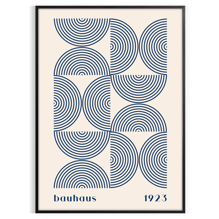 Affiche abstraite du Bauhaus 