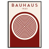 space trendy Bauhaus art prints stylish gray brown hues poster modern touch room wall unique gift sleek design sure frame perfect style
