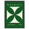 space stunning Bauhaus poster art vibrant green crisp white tones captivating wall perfect modern decor thoughtful gift various sizes A4 30 40 cm 50 70 60 80 A0