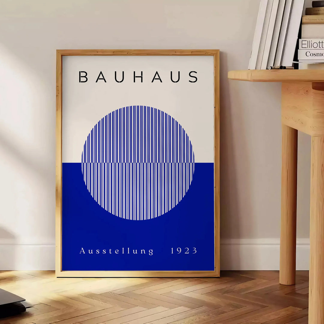 Bahauss Abstract Art 2 Travel Poster High Quality Frame Premium Print Home Decor Color