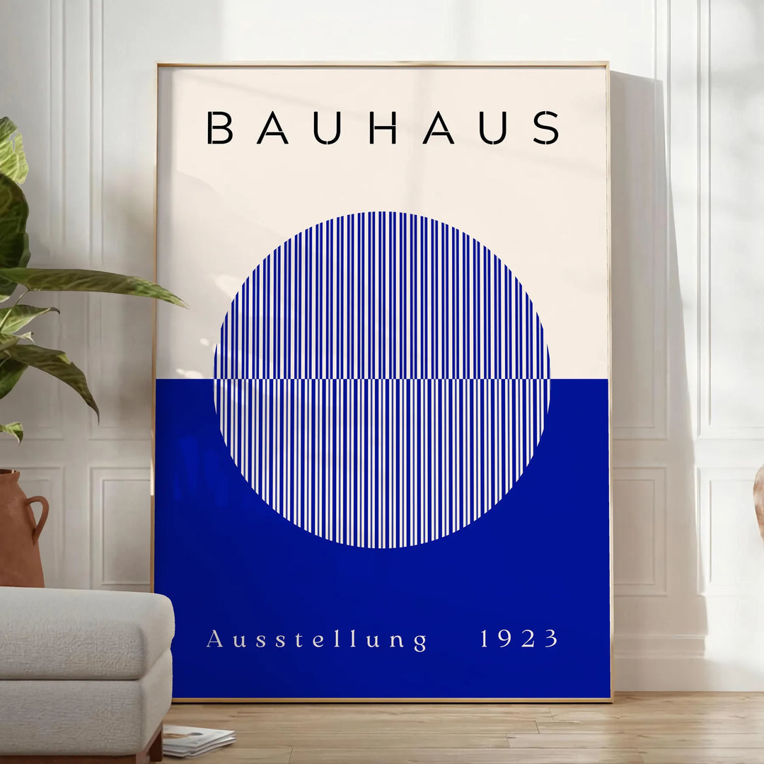 Bahauss Abstract Art 2 Travel Poster High Quality Frame Premium Print Home Decor Color