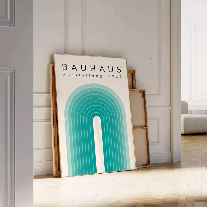 Bahauss Abstract Art Travel Poster High Quality Frame Premium Print Home Decor Color