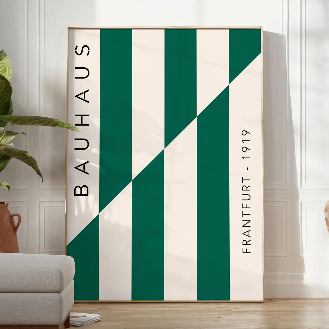 Bahauss Abstract Poster 2 Travel Poster High Quality Frame Premium Print Home Decor Color