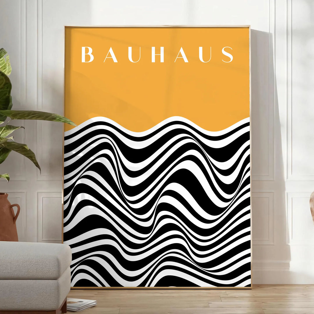 Bahauss Art 4 Travel Poster High Quality Frame Premium Print Home Decor Color